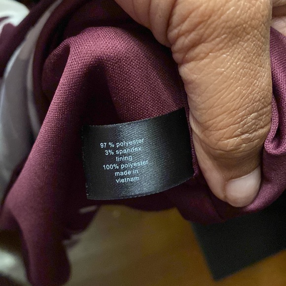 Purple and white maxi dress, size 18. - Picture 9 of 9